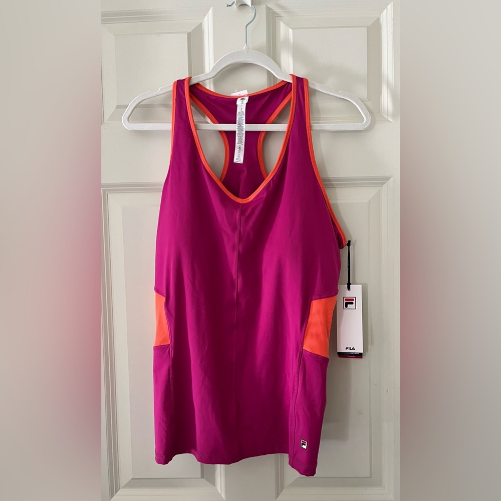 NWT Fila Performance Tank Top Tennis Golf Workout Moisture wicking Size XL